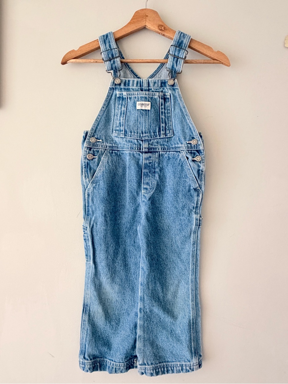 ✨VINTAGE✨4T OshKosh Denim Overalls